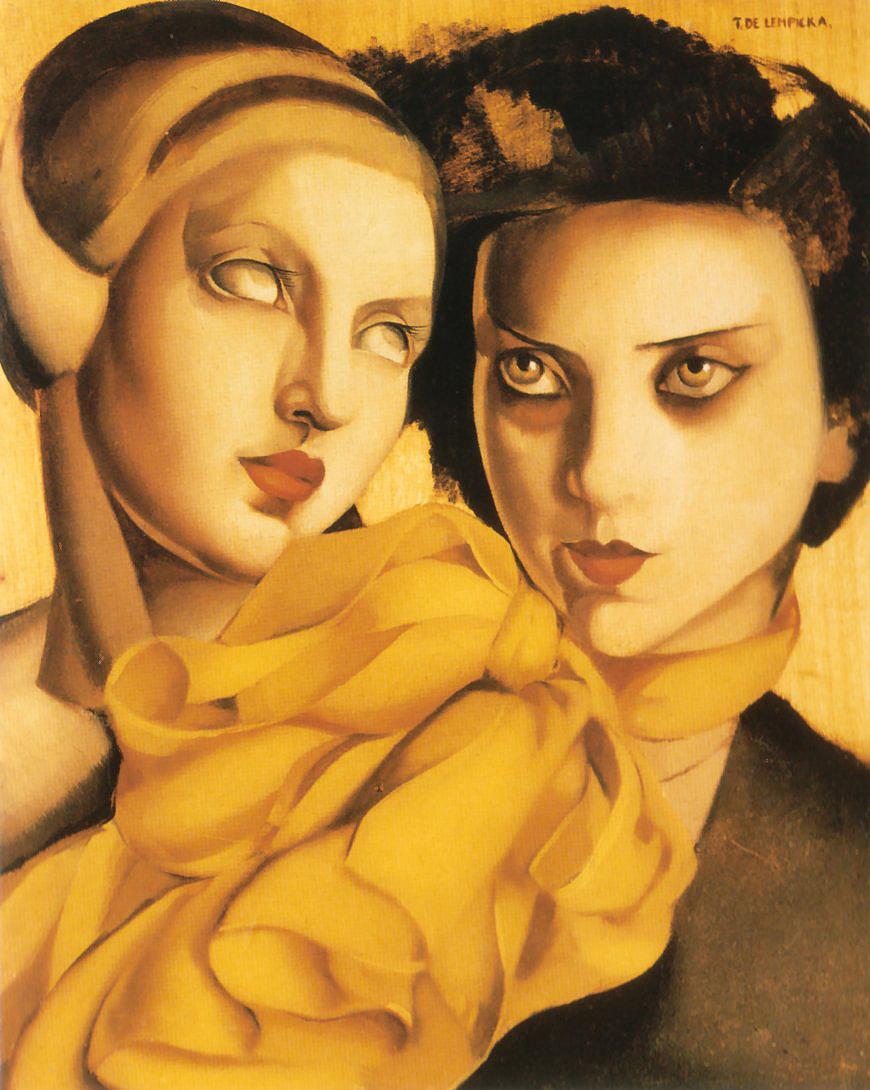 若い女性 1927 年現代タマラ・デ・レンピッカ油絵